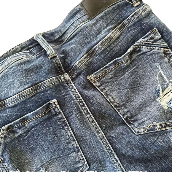 Buckle black Womens skinny ankle distressed Stretch  jeans. No 75 fit. Sz 28x29 - Picture 4 of 4